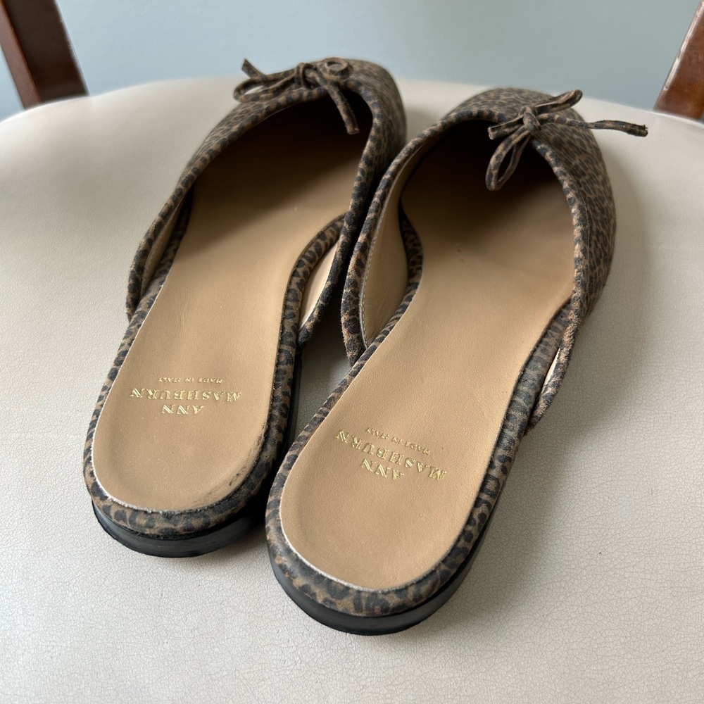 Ann Mashburn Mules / 8.5 Leopard / see description for sizing! - Picture 8 of 10